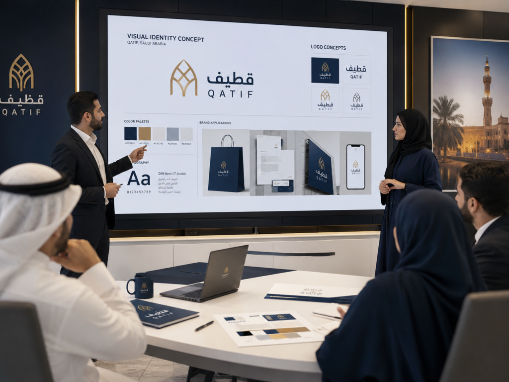 شركة تصميم هوية بصرية بالقطيف