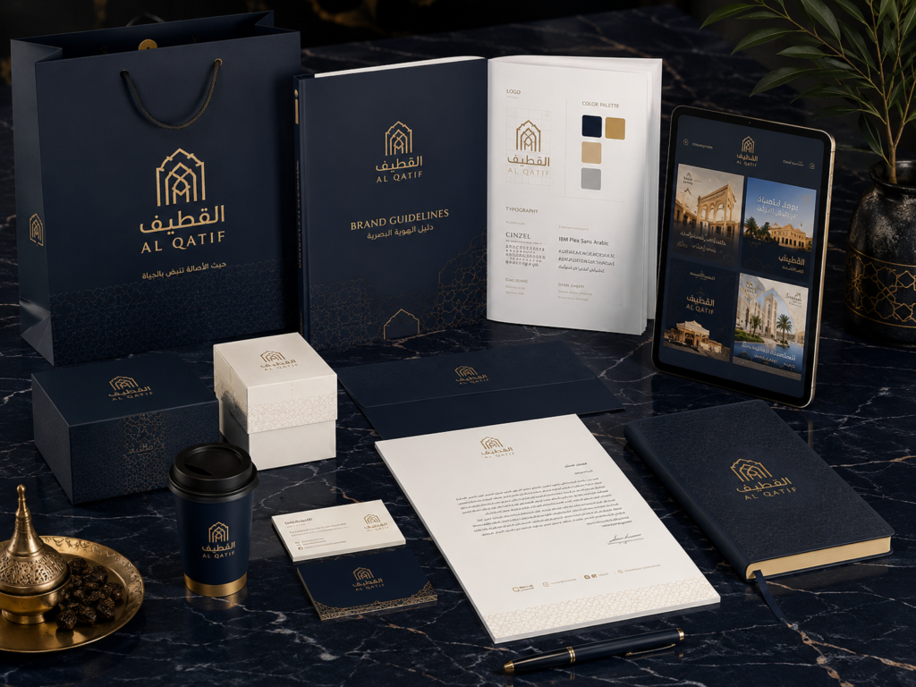 شركة تصميم هوية بصرية بالقطيف