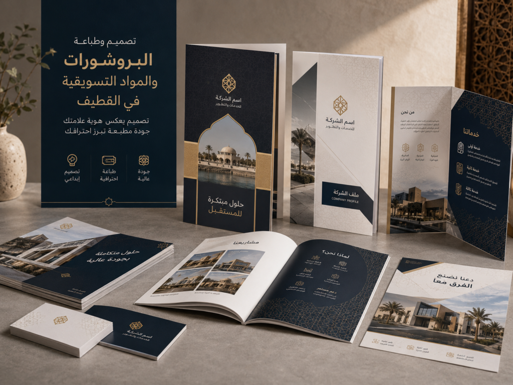 شركة تصميم وطباعة مطبوعات بالقطيف