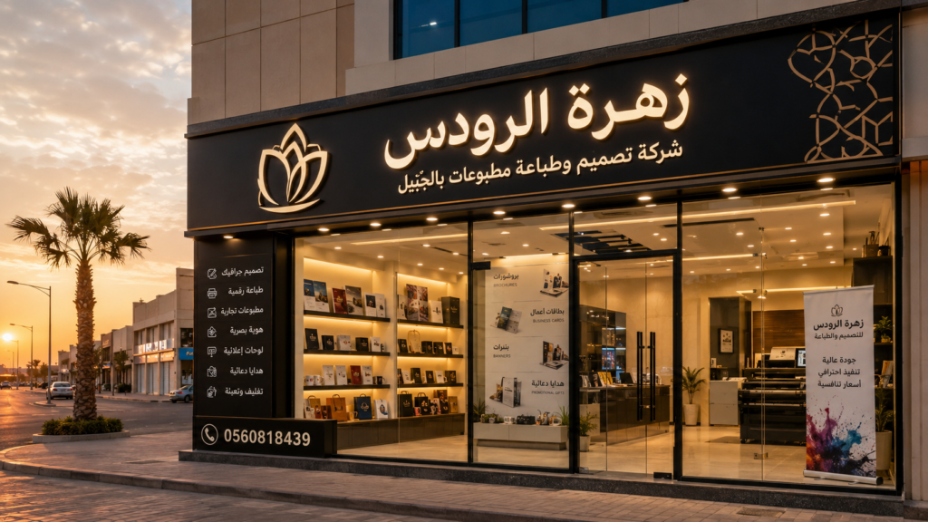 تصميم وطباعة مطبوعات بالجبيل