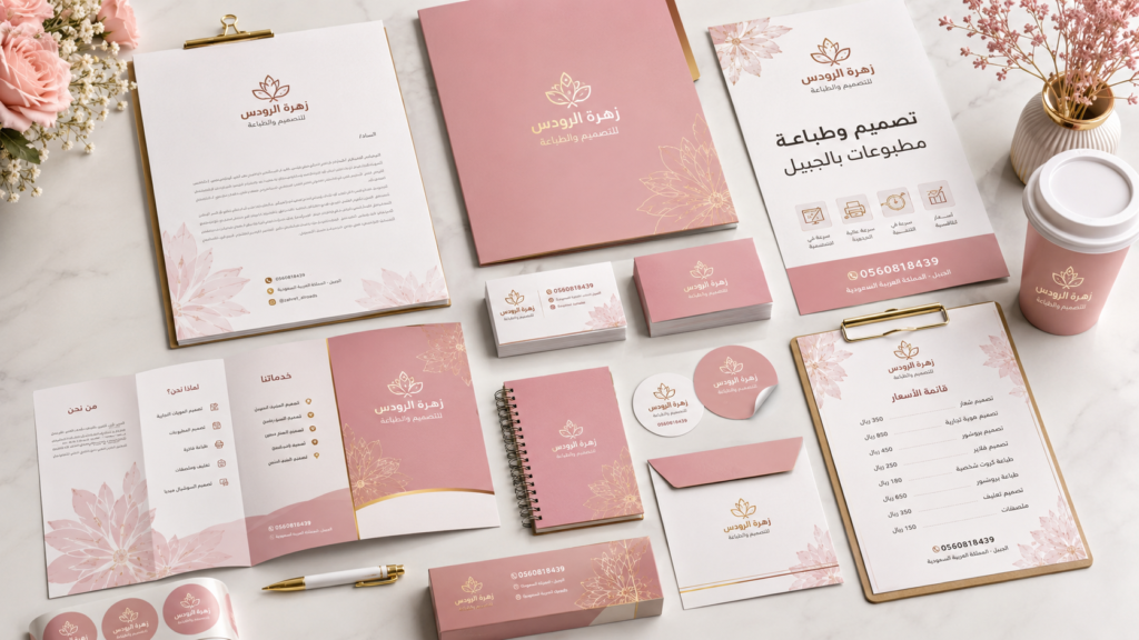 تصميم وطباعة مطبوعات بالجبيل
