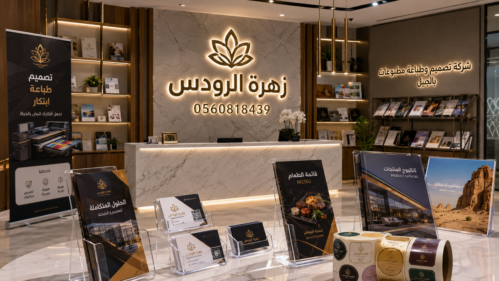تصميم وطباعة مطبوعات بالجبيل
