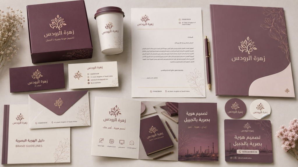 شركة تصميم هوية بصرية بالجبيل