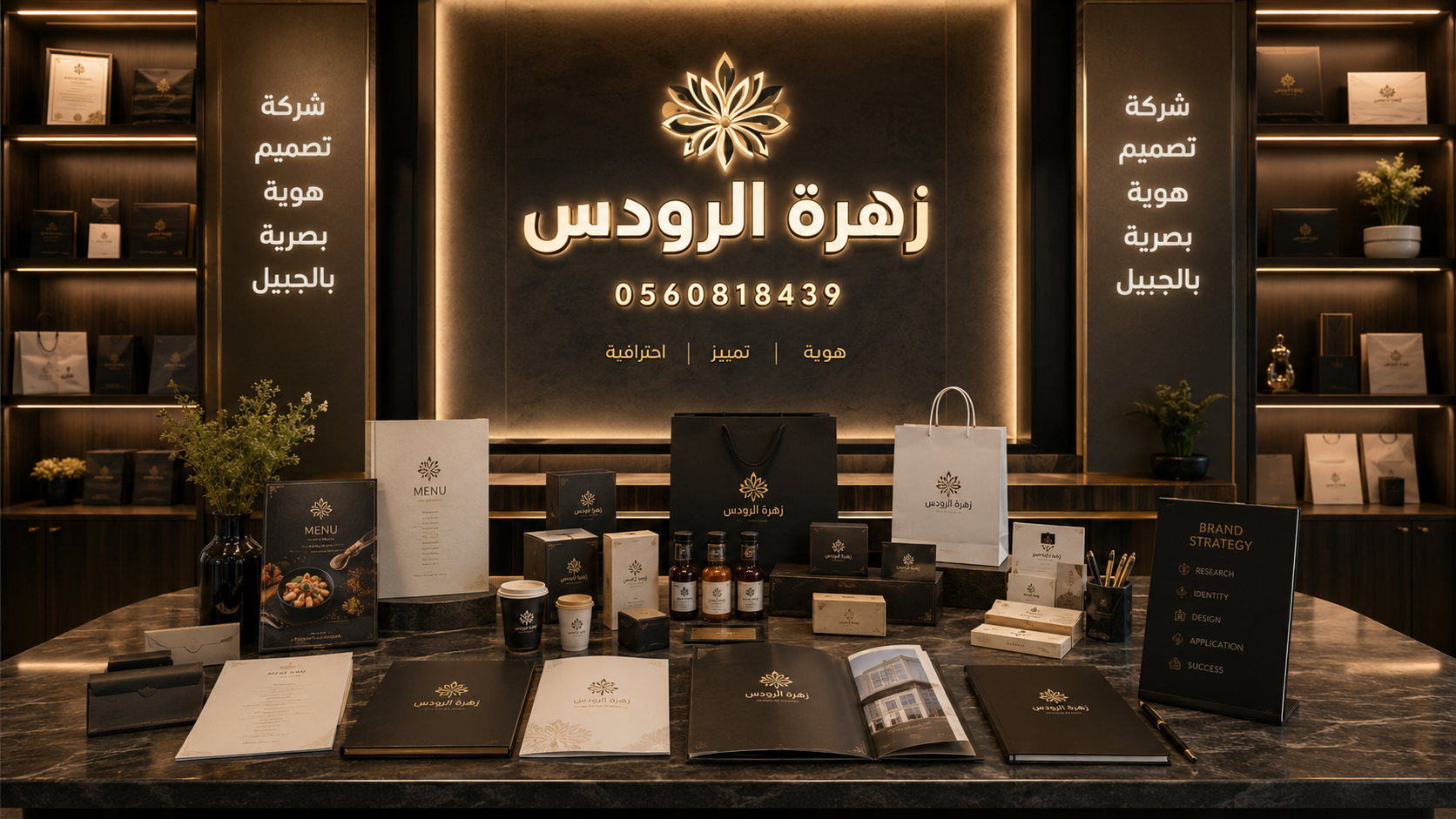 شركة تصميم هوية بصرية بالجبيل