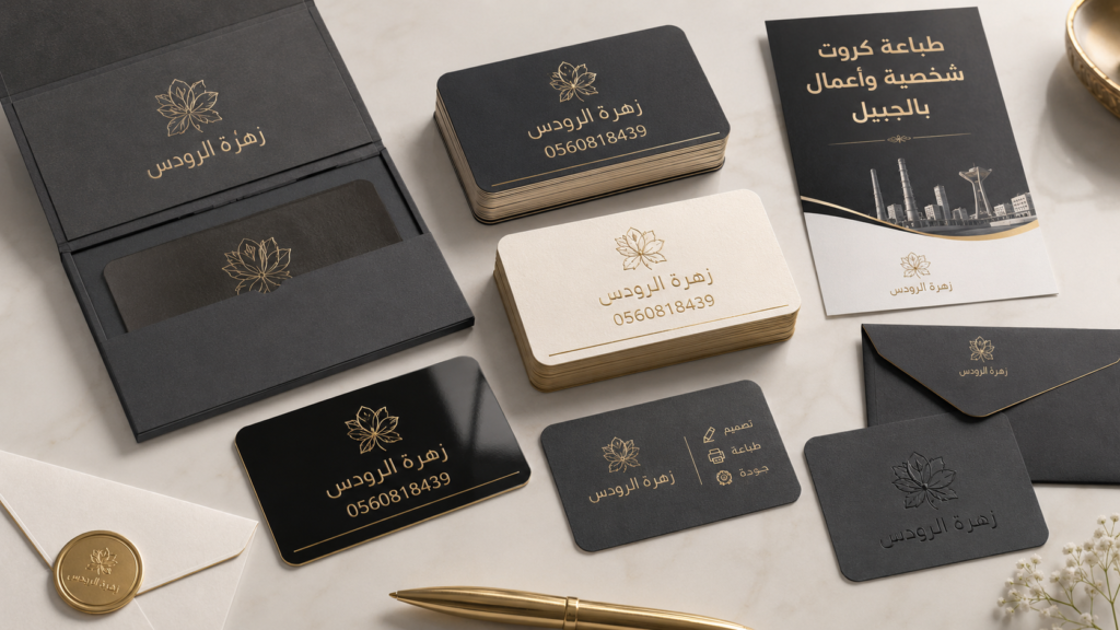 شركة طباعة كروت شخصية وأعمال بالجبيل