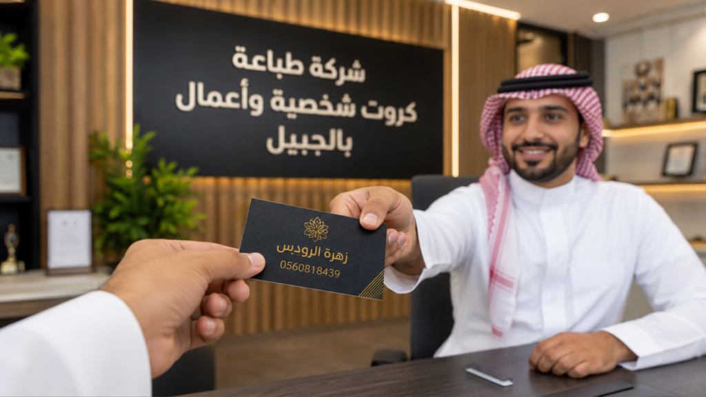شركة طباعة كروت شخصية وأعمال بالجبيل