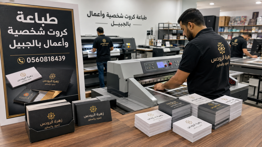 شركة طباعة كروت شخصية وأعمال بالجبيل