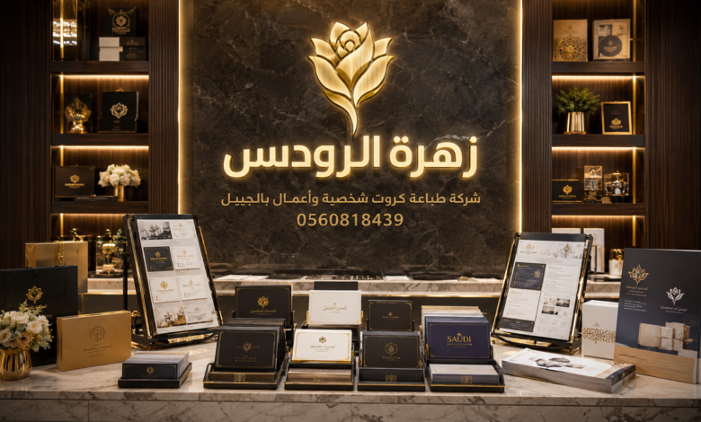 شركة طباعة كروت شخصية وأعمال بالجبيل