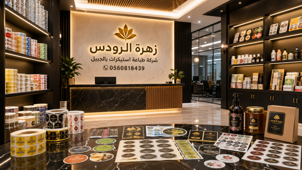شركة طباعة استيكرات بالجبيل