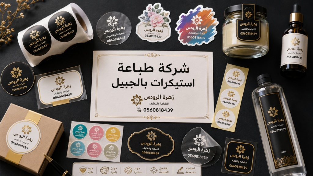 شركة طباعة استيكرات بالجبيل