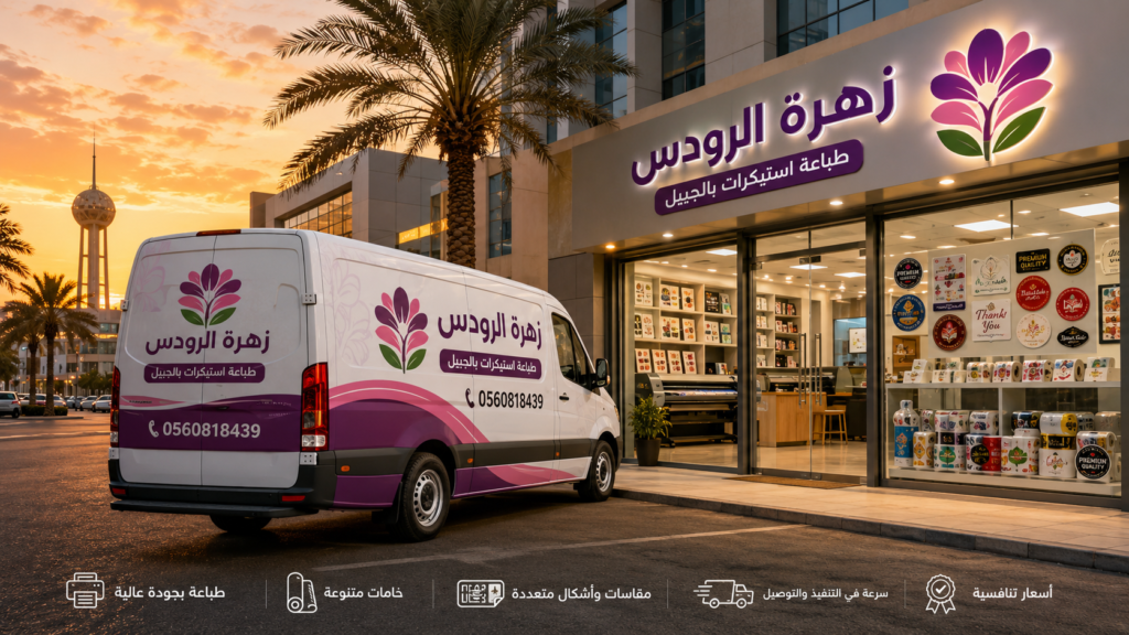 شركة طباعة استيكرات بالجبيل
