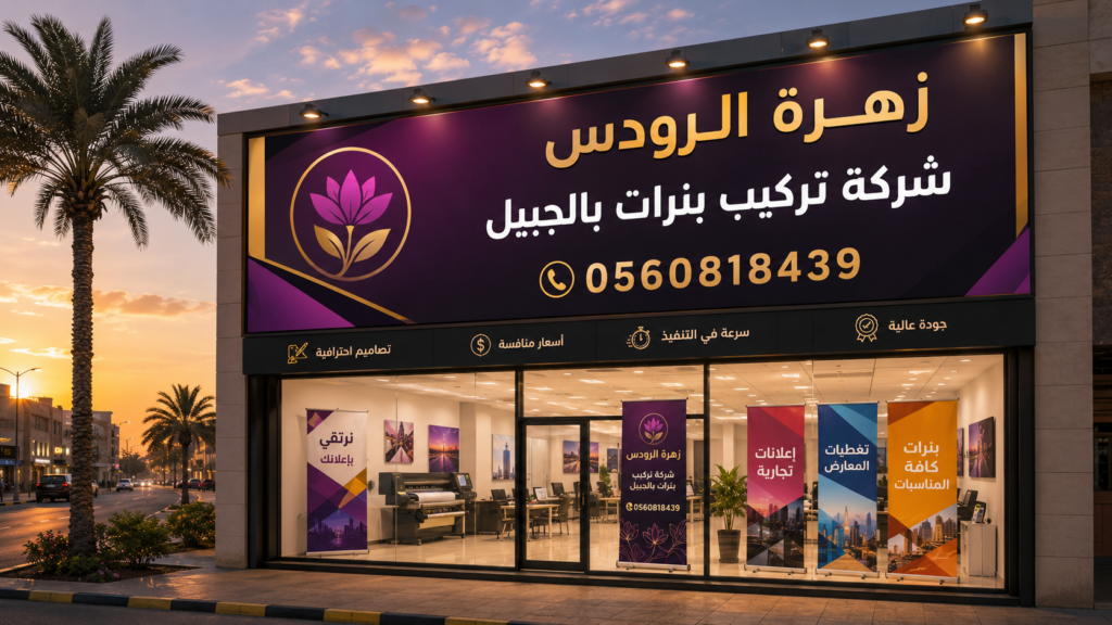 شركة تركيب بنرات بالجبيل