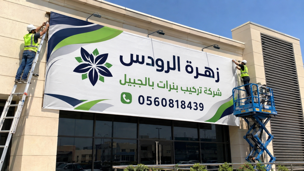 شركة تركيب بنرات بالجبيل