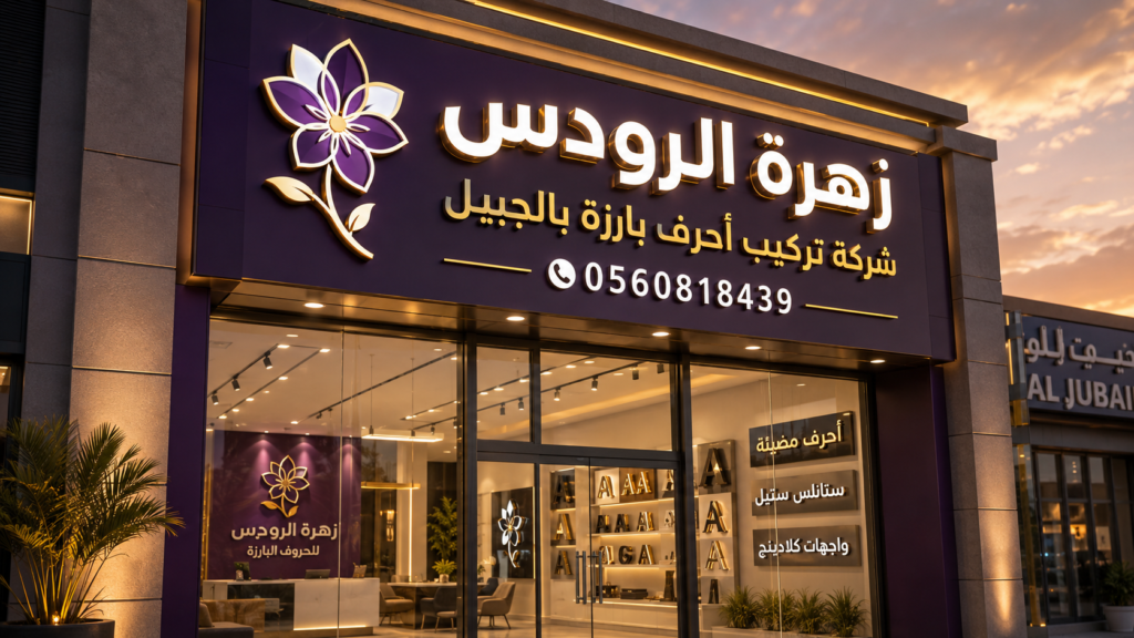 شركة تركيب أحرف بارزة بالجبيل