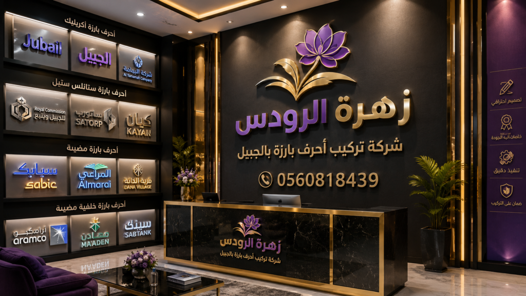 شركة تركيب أحرف بارزة بالجبيل