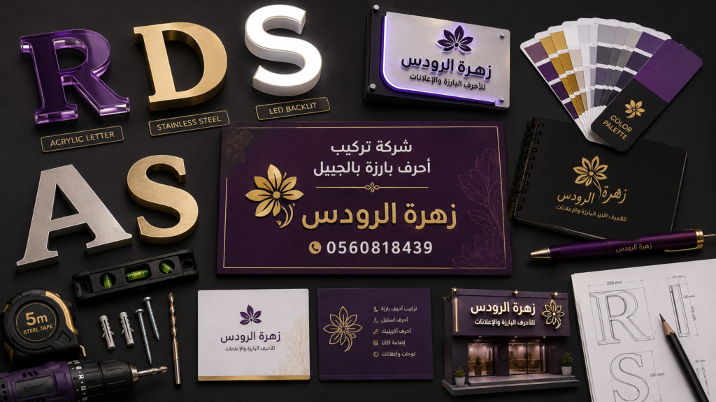 شركة تركيب أحرف بارزة بالجبيل