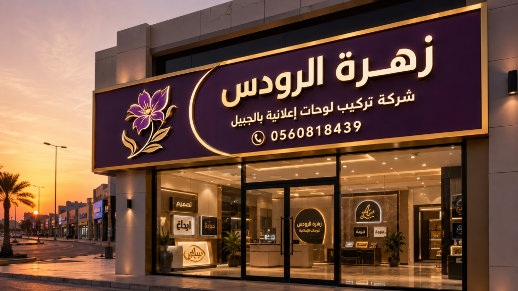 شركة تركيب لوحات إعلانية بالجبيل