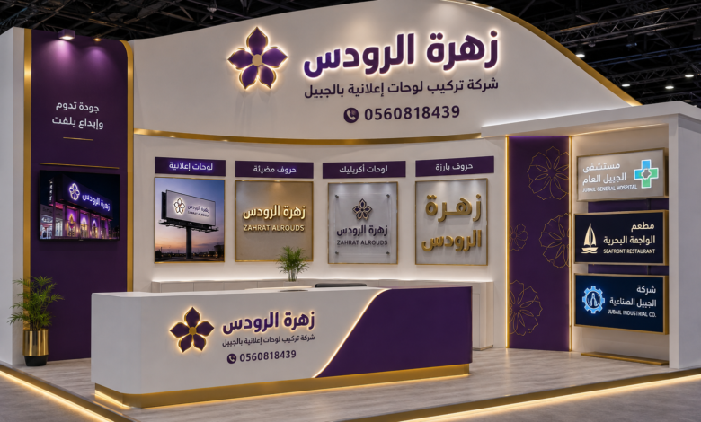 شركة تركيب لوحات إعلانية بالجبيل