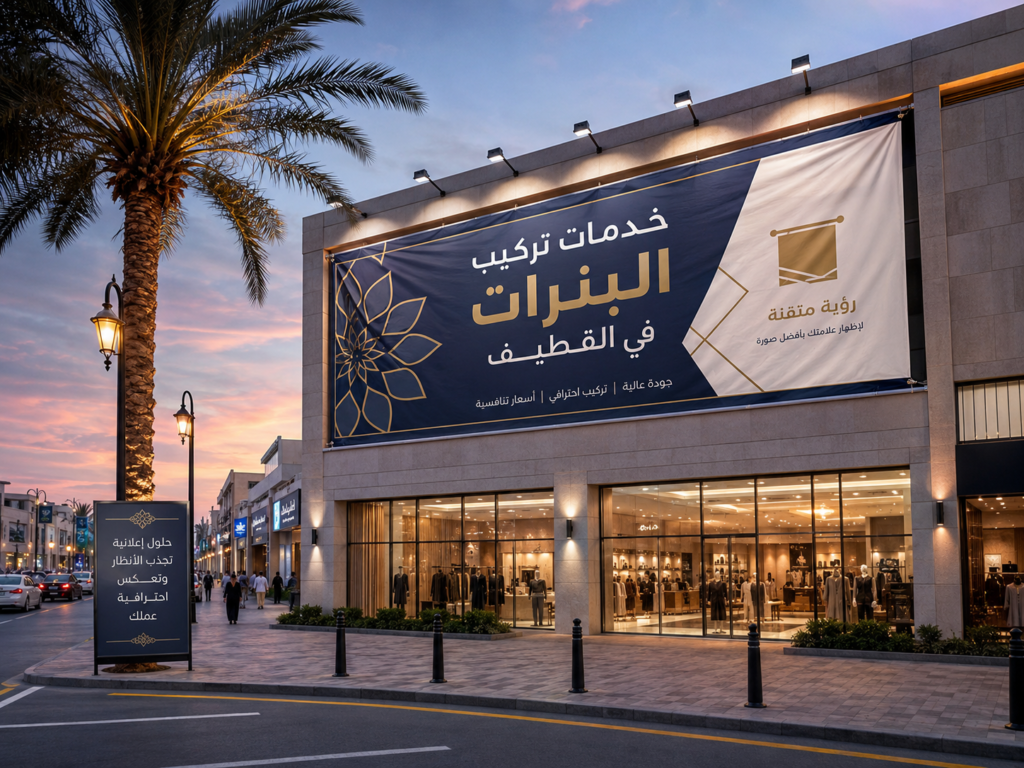 شركة تركيب بنرات بالقطيف