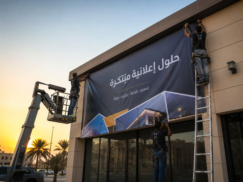شركة تركيب بنرات بالقطيف