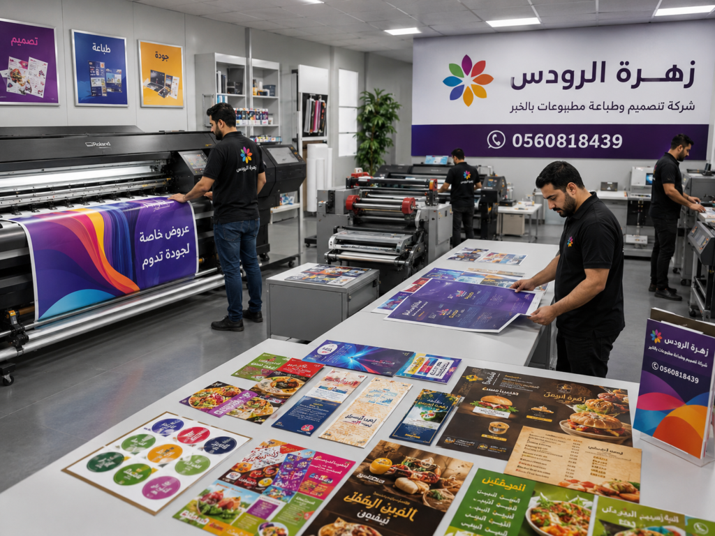شركة تصميم وطباعة مطبوعات بالخبر
