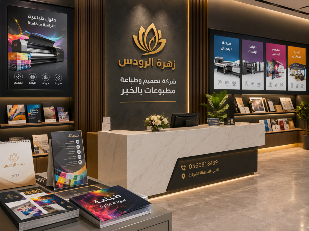 شركة تصميم وطباعة مطبوعات بالخبر