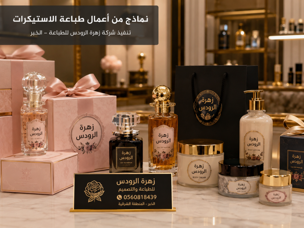 شركة طباعة استيكرات بالخبر