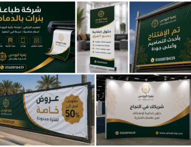 شركة طباعة بنرات بالدمام