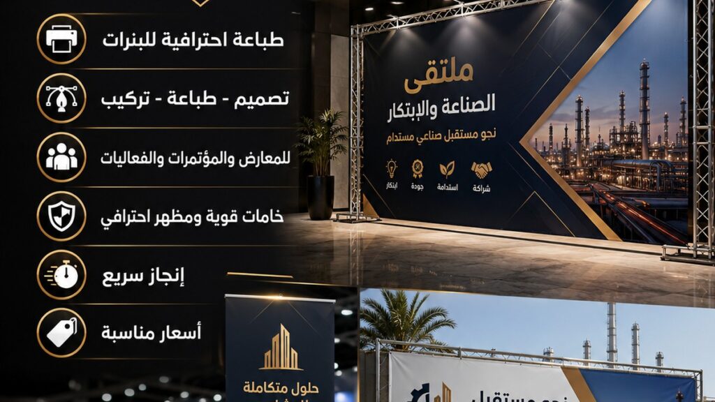 شركة طباعة بنرات بالجبيل